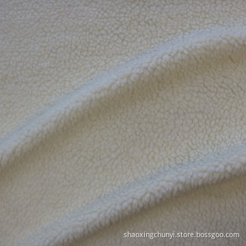 Lämplig för Autumn Winter Skin Friendly High Quality 100% Polyester Cotton Solid Berber Fleece Fabric